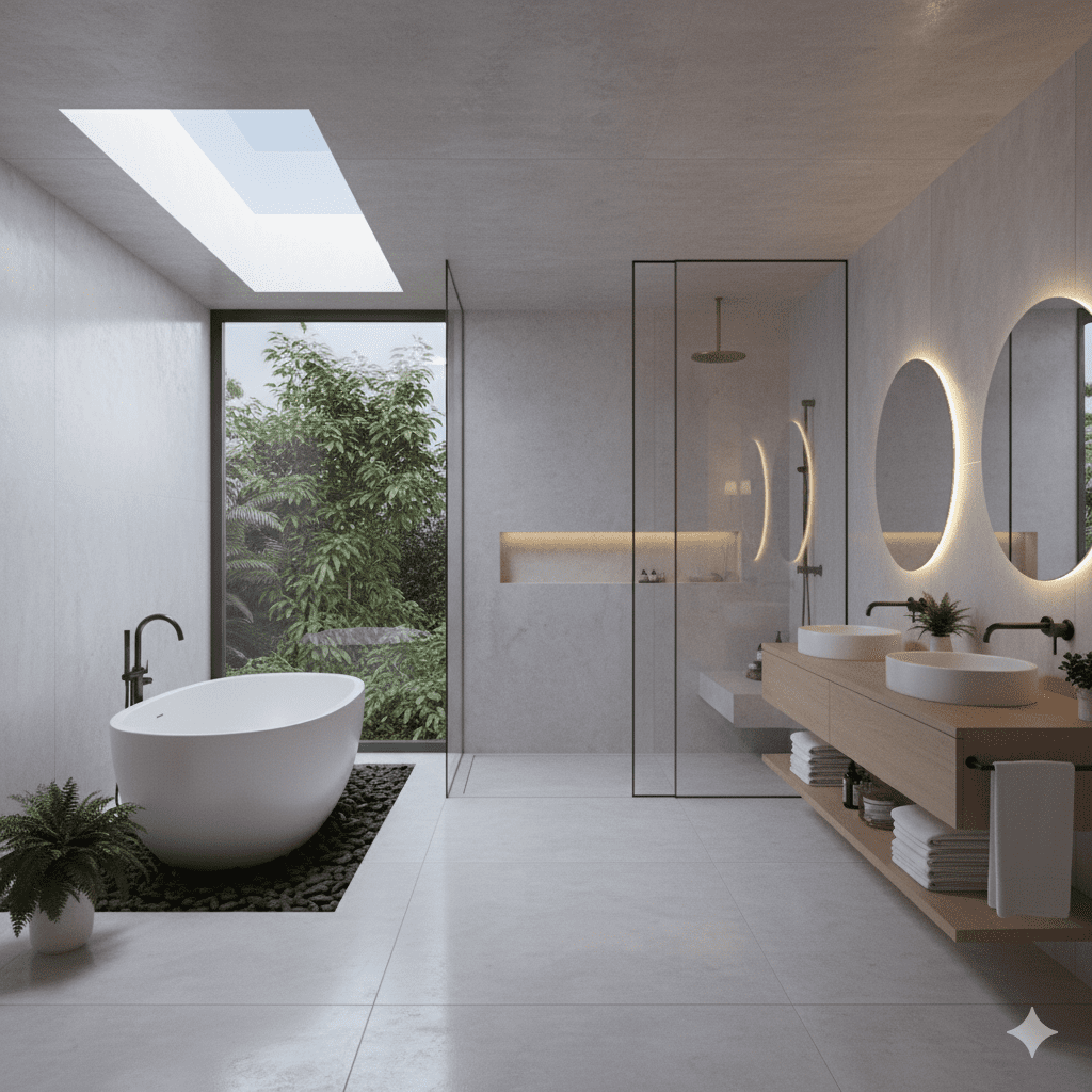 Tub to shower conversion example | Call (704) 743-3582